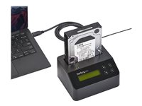 StarTech.com Station d'accueil USB 3.0 autonome pour HDD/SSD SATA I/II de 2,5" et 3,5" - Effacement de disque dur sécurisé - Effaceur de disque dur - noir - pour P/N: SVA12M5NA SDOCK1EU3P