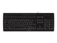 CHERRY STREAM 3.0 - Clavier - USB - Suisse Allemand - commutateur : CHERRY SX - noir G85-23200CH-2