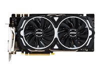 MSI GTX 1070 ARMOR 8G OC - OC Edition - carte graphique - GF GTX 1070 - 8 Go GDDR5 - PCIe 3.0 x16 - DVI, HDMI, 3 x DisplayPort GEFORCE GTX 1070 ARMOR 8G OC