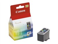 Canon CL 41 - Cartouche d'impression - 1 x couleur (cyan, magenta, jaune) - 155 pages - pour PIXMA iP1800, iP1900, iP2500, iP2600, MP140, MP190, MP210, MP220, MP470, MX300, MX310 0617B001?PK6