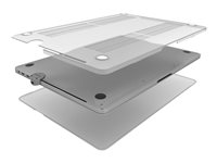 Compulocks Ledge - Sacoche pour ordinateur portable rigide - 13" - givré - avec Adaptateur d'emplacement pour cadenas MBPRTB13-SM