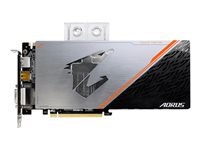 Gigabyte AORUS GeForce GTX 1080 Ti Waterforce WB Xtreme Edition 11G - Carte graphique - GF GTX 1080 Ti - 11 Go GDDR5X - PCIe 3.0 x16 - DVI, HDMI, 3 x DisplayPort GV-N108TAORUSX WB-11GD