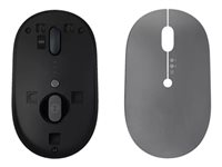 Lenovo Go Multi-device - Souris - bleu optique - 3 boutons - sans fil - 2.4 GHz, Bluetooth 5.0 - récepteur sans fil USB-C - noir tonnerre 4Y51C21217