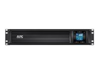 APC Smart-UPS C 1000VA 2U LCD - Onduleur (rack-montable) - CA 230 V - 600 Watt - 1000 VA - USB - connecteurs de sortie : 6 - 2U - noir - pour P/N: AR4018SPX432, AR4024SP, AR4024SPX429, AR4024SPX431, AR4024SPX432, NBWL0356A SMC1000I-2U