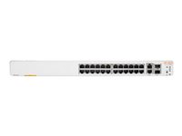 HPE Aruba Instant On 1960 24G 2XGT 2SFP+ Switch - Commutateur - Géré - 24 x 10/100/1000 + 2 x 10 Gigabit SFP+ + 2 x 100/1000/10GBase-T - Montable sur rack - BTO JL806A#ABB