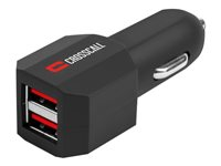 Crosscall - Adaptateur d'alimentation pour voiture - 2.1 A - 2 connecteurs de sortie (USB) - noir, rouge CV2.PE.NR000