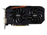 Gigabyte AORUS Radeon RX580 4G - Carte graphique - Radeon RX 580 - 4 Go GDDR5 - PCIe 3.0 x16 - DVI, HDMI, 3 x DisplayPort GV-RX580AORUS-4GD