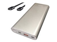 DLH Energy DY-BE4200 - Banque d'alimentation - 26800 mAh - 100 Watt - 5 A - PD, QC 3.0 - 3 connecteurs de sortie (USB type A, 24 pin USB-C) - sur le câble : USB-C DY-BE4200