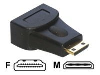 MCL - Adaptateur HDMI - HDMI femelle pour 19 pin mini HDMI Type C mâle CG-284
