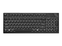 Cooler Master MasterKeys Pro M White - Clavier - rétro-éclairé - USB - Français - commutateur : CHERRY MX Brown - noir SGK-4080-KKCM1-FR