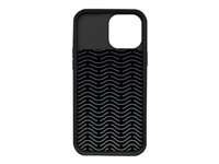 OtterBox Easy Grip Gaming - Coque de protection pour téléphone portable - encre de calmar noire - texture moulée sur mesure - pour Apple iPhone 13 Pro Max 77-85493