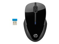 HP 250 - Souris - 3 boutons - sans fil - 2.4 GHz - récepteur sans fil USB - noir - pour Pavilion 24, 27, 32, 590, 595, TP01 3FV67AA#ABB