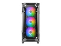 Antec DF600 Flux - Tour - ATX - panneau latéral fenêtré (verre trempé) - pas d'alimentation - USB/Audio 0-761345-80060-0