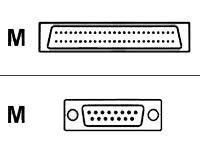 Cisco - Câble X.21 (DTE) - Série intelligente (M) pour DB-15 (M) - 3 m - blindé - pour Cisco 805; Universal Gateway AS5300, AS5350, AS5400 CAB-SS-X21MT=