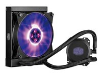 Cooler Master MasterLiquid ML120L RGB - Système de refroidissement liquide de processeur - (pour : LGA775, LGA1156, AM2, AM2+, LGA1366, AM3, LGA1155, AM3+, LGA2011, FM1, FM2, LGA1150, FM2+, LGA2011-3, LGA1151, AM4, LGA2066, LGA1200) - 120 mm MLW-D12M-A20PC-R1