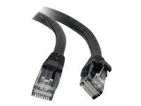 C2G Cat5e Booted Unshielded (UTP) Network Patch Cable - Cordon de raccordement - RJ-45 (M) pour RJ-45 (M) - 1 m - UTP - CAT 5e - moulé, sans crochet, bloqué - noir 83181