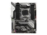 MSI X299 TOMAHAWK AC - Carte-mère - ATX - LGA2066 Socket - X299 - USB 3.1 Gen 1, USB-C Gen2, USB 3.1 Gen 2 - Bluetooth, Gigabit LAN, Wi-Fi - audio HD (8 canaux) X299 TOMAHAWK AC