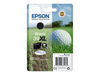 Epson 34XL - 16.3 ml - XL - noir - original - blister - cartouche d'encre - pour WorkForce Pro WF-3720, WF-3720DWF, WF-3725DWF C13T34714010