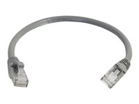 C2G Cat5e Booted Unshielded (UTP) Network Patch Cable - Cordon de raccordement - RJ-45 (M) pour RJ-45 (M) - 7 m - UTP - CAT 5e - moulé, sans crochet, bloqué - gris 83146