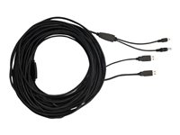 InFocus - Câble d'alimentation / USB - USB type B, prise CC 2,5 mm (M) pour USB (M) - 15.2 m - Mondial INA-THNCB50