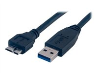 MCL Samar - Câble USB - USB type A (M) pour Micro-USB Type B (M) - USB 3.0 - 1 m MC923AHB-1M/N