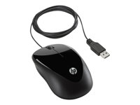 HP X1000 - Souris - optique - 3 boutons - filaire - USB - noir brillant - pour OMEN 25L by HP; 30L by HP; HP 27; ENVY 13, 15, 17; ENVY x360; Spectre x360 H2C21AA#ABB