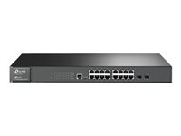 TP-Link JetStream T2600G-18TS - commutateur - 16 ports - Géré - Montable sur rack T2600G-18TS(TL-SG3216)