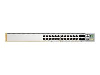 Allied Telesis AT x530L-28GPX - Commutateur - C3 - Géré - 24 x 10/100/1000 (PoE+) + 4 x 1 gigabit/10 gigabit SFP+ (liaison montante) - Montable sur rack - PoE+ (740 W) AT-X530L-28GPX-50