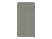 mophie powerstation XL - Banque d'alimentation - 15000 mAh - 3 A - 3 connecteurs de sortie (2 x USB, USB-C) - sur le câble : USB-C - gris 401102986