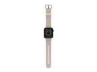 OtterBox - Sacoche pour montre intelligente - antimicrobien - acier inoxydable, silicone infusé d'argent - don't even chai (marron) - pour Apple Watch SE, Series 3, Series 4, Series 5, Series 6, Series 7 77-90240