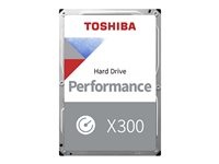 Toshiba X300 Performance - Disque dur - 6 To - interne - 3.5" - SATA 6Gb/s - 7200 tours/min - mémoire tampon : 256 Mo HDWR460UZSVA