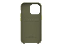 LifeProof WAKE - Coque de protection pour téléphone portable - 85 % de plastique recyclé provenant de l'océan - vert gambit - modèle d'onde douce - pour Apple iPhone 13 Pro 77-83561