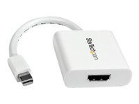 StarTech.com Adaptateur vidéo Mini DisplayPort vers HDMI - Convertisseur Mini DP vers HDMI - M/F - 1920x1200 - Blanc - Adaptateur vidéo - Mini DisplayPort mâle pour HDMI femelle - 17 cm - blanc MDP2HDW