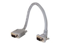 C2G Premium SXGA 90° Up Angled - Rallonge de câble VGA - HD-15 (VGA) (M) pour HD-15 (VGA) (F) - 3 m - connecteur à 90° 81054