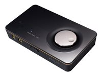 ASUS Xonar U7 MKII - Carte son - 24 bits - 192 kHz - 114 dB rapport signal à bruit - 7.1 - USB 2.0 - CM6632AX 90YB00KB-M0UC00