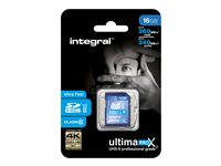 Integral UltimaPro X2 - Carte mémoire flash - 16 Go - UHS Class 3 / Class10 - SDHC UHS-II INSDH16G10-260/240U2