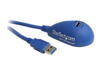 StarTech.com Câble d'extension USB 3.0 A vers A de 1,5 m - Rallonge USB A SuperSpeed en bleu - M/F - Rallonge de câble USB - USB type A (M) pour USB type A (F) - 1.5 m - noir - pour P/N: 2SD4FCRU3, CFASTRWU3, FCREADMICRO3, MSDREADU3CA, USB3SAA3MBK USB3SEXT5DSK