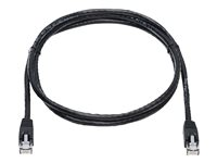 Tripp Lite 5ft Augmented Cat6 Cat6a Snagless 10G Patch Cable RJ45 M/M Black 5' - Cordon de raccordement (DTE) - RJ-45 (M) pour RJ-45 (M) - 1.52 m - UTP - CAT 6a - IEEE 802.3af - sans crochet, bloqué - noir N261-005-BK