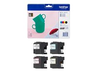 Brother LC227XL/225XL - Pack de 4 - noir, jaune, cyan, magenta - original - cartouche d'encre - pour Brother DCP-J4120DW, MFC-J4420DW, MFC-J4620DW, MFC-J4625DW LC227XLVALBPDR