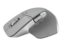 Logitech MX Master 3 - Souris - laser - 7 boutons - sans fil - Bluetooth, 2.4 GHz - récepteur sans fil USB - gris intermédiaire 910-005695