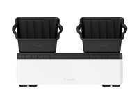 Belkin Store and Charge Go with portable trays - Station de charge - connecteurs de sortie : 10 B2B140CA