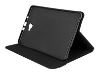 Urban Factory Bumpee Reinforced folio case Samsung Tab A 2016 - Étui à rabat pour tablette - nylon tweed, polyuréthanne thermoplastique (TPU) - Noir/noir - pour Samsung Galaxy Tab A (2016) BPT16UF