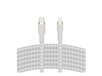 Belkin BOOST CHARGE - Câble Lightning - 24 pin USB-C mâle pour Lightning mâle - 3 m - blanc CAA011BT3MWH