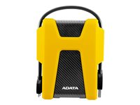 ADATA HD680 - Disque dur - chiffré - 2 To - externe (portable) - USB 3.1 - AES 256 bits - jaune AHD680-2TU31-CYL