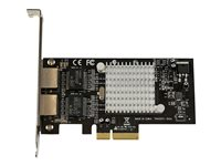 StarTech.com Dual Port PCI Express (PCIe x4) Gigabit Ethernet Server Adapter - 2 Port Network Card - Intel i350 NIC - GbE Network Card (ST2000SPEXI) - Adaptateur réseau - PCIe 2.1 x4 - Gigabit Ethernet x 2 ST2000SPEXI