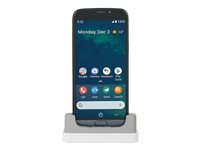 DORO 8050 - 4G smartphone - RAM 2 Go / Mémoire interne 16 Go - microSD slot - Écran LCD - 5.45" - 1440 x 720 pixels - rear camera 13 MP - front camera 5 MP - gris 7843