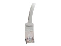 C2G Cat5e Booted Shielded (STP) Network Patch Cable - Cordon de raccordement - RJ-45 (M) pour RJ-45 (M) - 7 m - STP - CAT 5e - Moulé - gris 83755