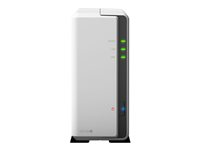 Synology Disk Station DS120J - Dispositif de stockage personnel dans le nuage - 1 Baies - SATA 6Gb/s - RAM 512 Mo - Gigabit Ethernet - iSCSI support DS120J