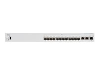 Cisco Business 350 Series CBS350-12XS - Commutateur - C3 - Géré - 10 x 10 Gigabit SFP+ + 2 x combo 10 Gigabit SFP+/RJ-45 - Montable sur rack CBS350-12XS-EU