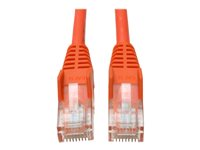 Tripp Lite 3ft Cat5e / Cat5 Snagless Molded Patch Cable RJ45 M/M Orange 3' - Cordon de raccordement - RJ-45 (M) pour RJ-45 (M) - 91 cm - UTP - CAT 5e - IEEE 802.3ab/IEEE 802.5 - moulé, sans crochet, bloqué - orange N001-003-OR